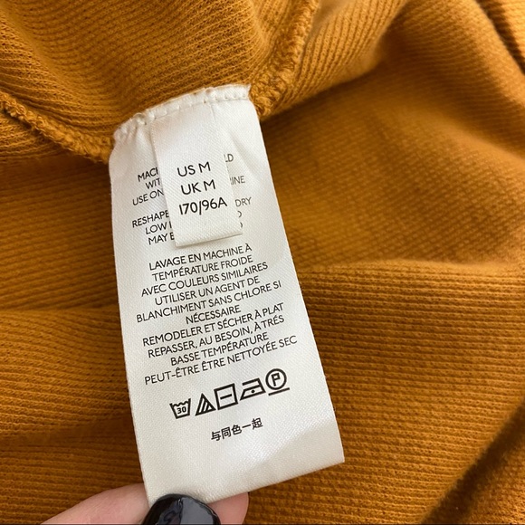 ANTHROPOLOGIE Annette Mustard Yellow Floral Sleeve Top - Picture 6 of 7